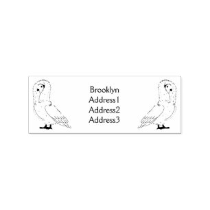 Jacobin pigeon bird cartoon illustration rubber stamp