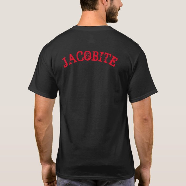 Jacobite T-Shirt curved on back (Back)
