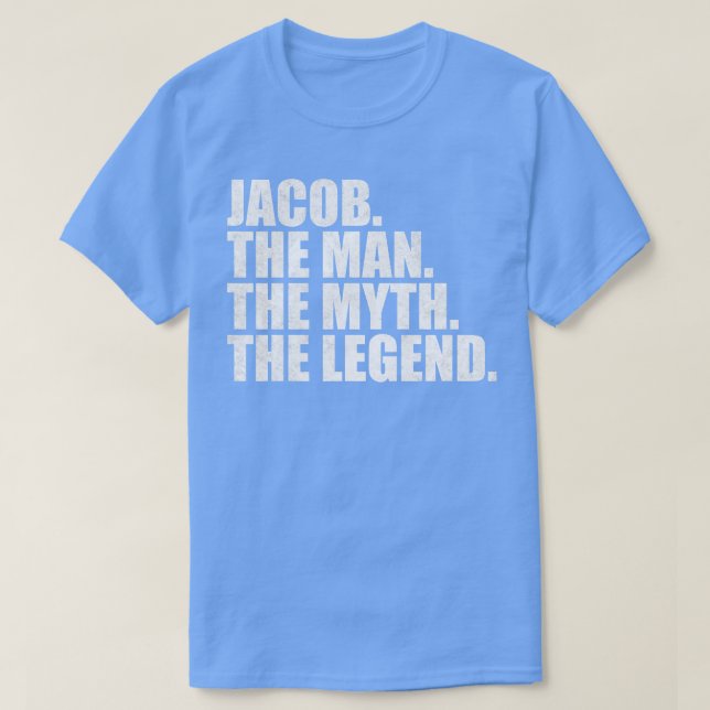 JacobJacob Name Jacob given name T-Shirt (Design Front)