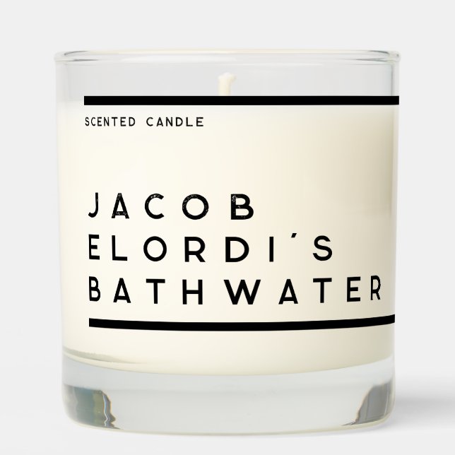 Jacob's Bathwater Scented Candle (Front)