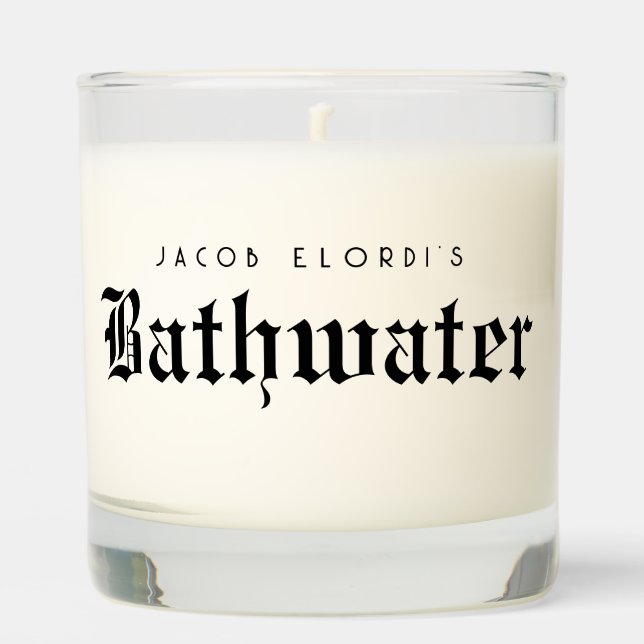 Jacob's Bathwater Scented Candle (Front)