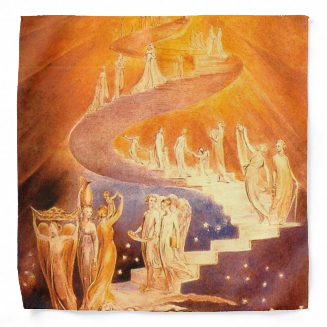 Jacob's Dream By William Blake Bandana (Front)