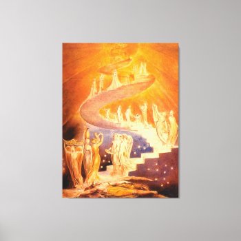 Jacob's Dream By William Blake Canvas Print by justcrosses at Zazzle