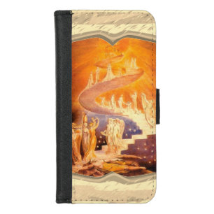 Jacob's Dream By William Blake iPhone 8/7 Wallet Case