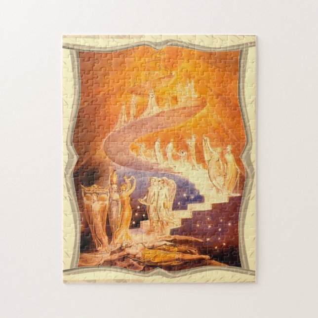 Jacob's Dream By William Blake Jigsaw Puzzle (Vertical)