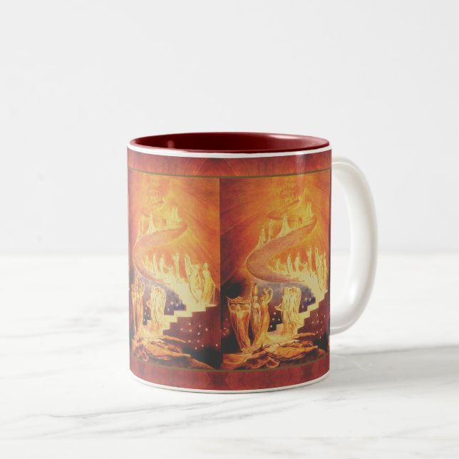 Jacob's Dream By William Blake Mug (Front Right)