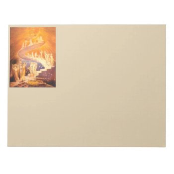 Jacob's Dream By William Blake Notepad by justcrosses at Zazzle