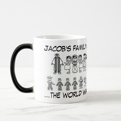 Jacobs family heat activated mug