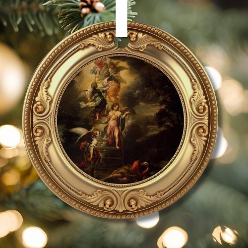 Jacob's Ladder Advent Jesse Tree Metal Ornament
