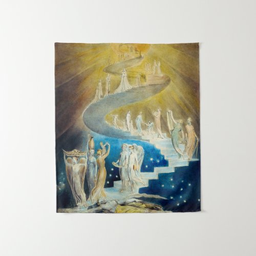 Jacobs Ladder by William Blake Tapestry