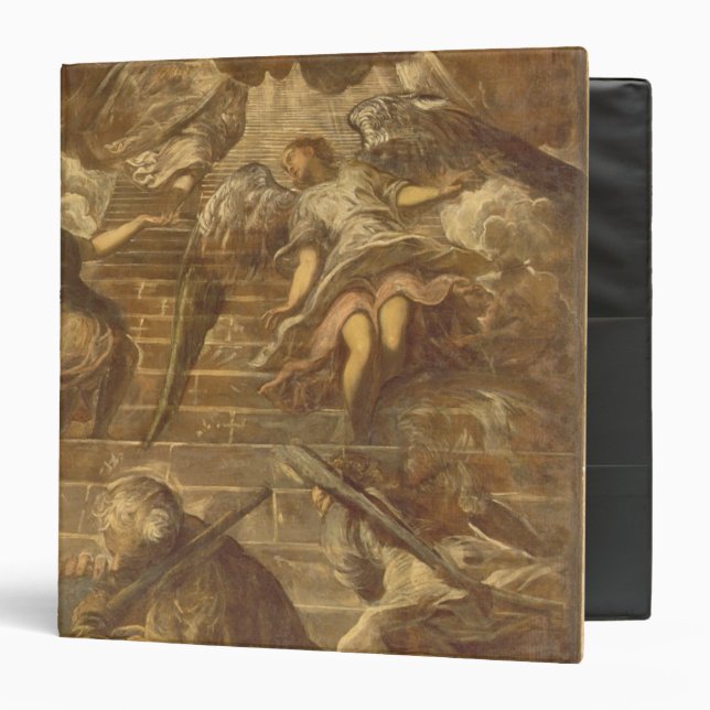 Jacob's Ladder (oil on canvas) 3 Ring Binder (Front/Inside)