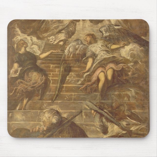 Jacob's Ladder (oil on canvas) Mouse Pad (Front)