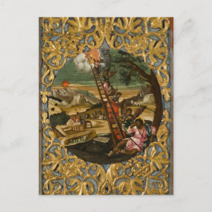 Jacob's Ladder Orthodox Christian Icon Postcard