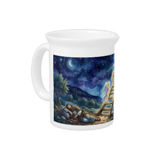 Jacob's Ladder. Religious Gifts Beverage Pitcher