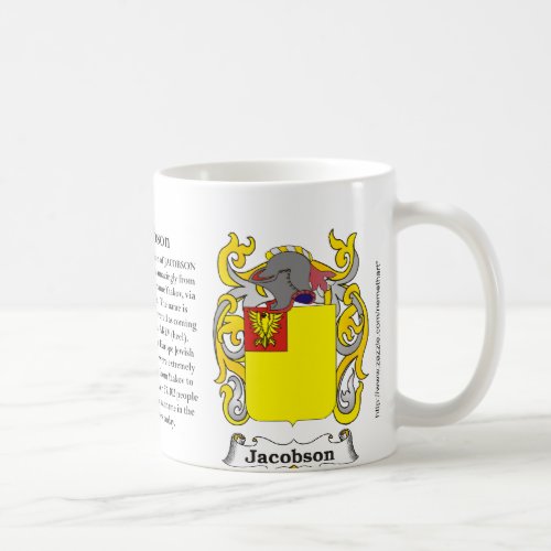 Jacobson the origin meaning and the crest coffee mug