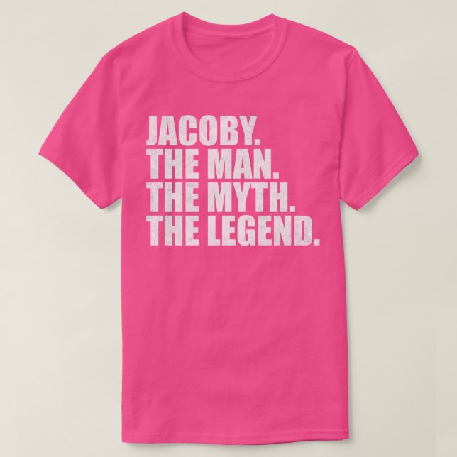 JacobyJacoby Name Jacoby given name T-Shirt (Design Front)