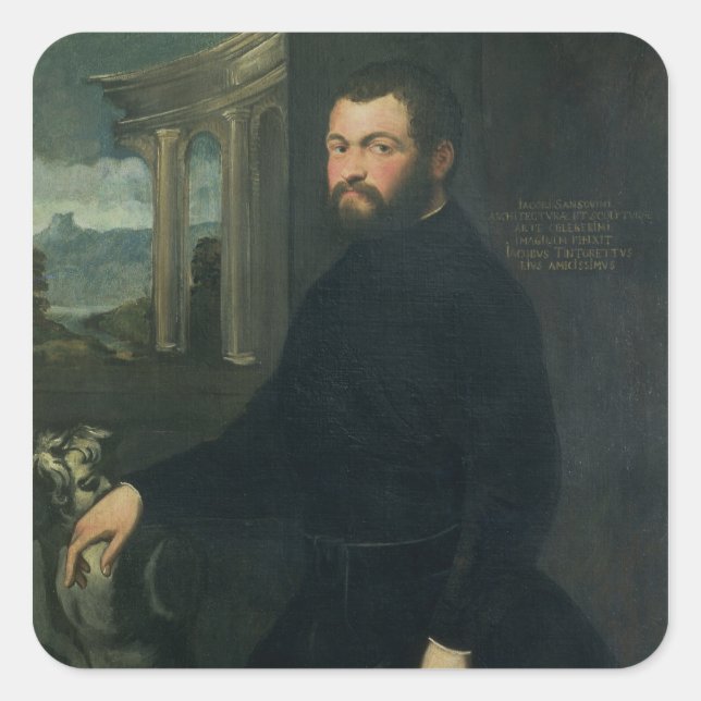 Jacopo Sansovino , originally Tatti Square Sticker (Front)