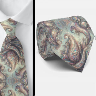 Jacquard Faux Silk Luxury Paisley Gentleman's Neck Tie