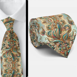 Jacquard Faux Silk Luxury Paisley Gentleman's Neck Tie