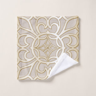 Jacquard Impression Pattern Bath Towel Set