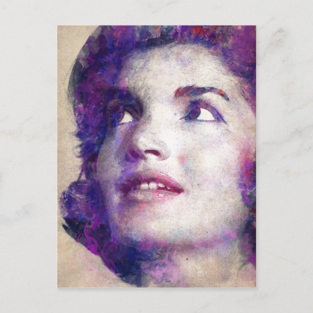 Jacqueline Kennedy Onassis Postcard (Front)