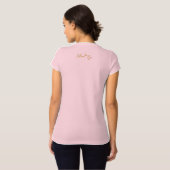 Jacqueline Victoria Ladies V-Neck Logo Shirt (Back Full)