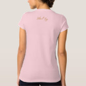 Jacqueline Victoria Ladies V-Neck Logo Shirt (Back)