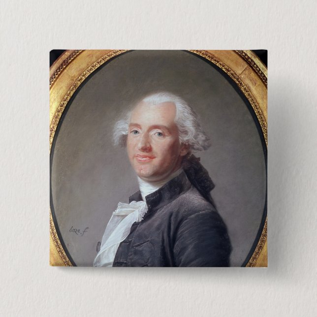 Jacques Alexandre Cesar Charles Pinback Button (Front)