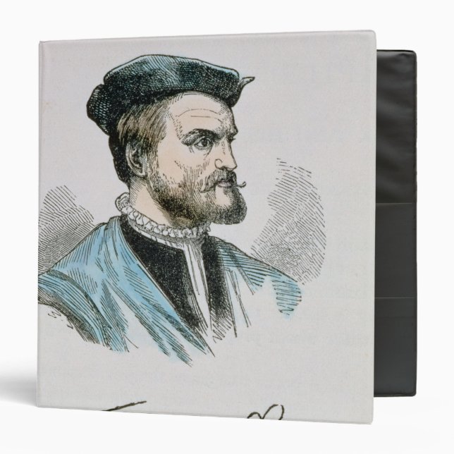 Jacques Cartier 3 Ring Binder (Front/Inside)