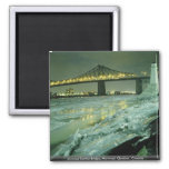 Jacques Cartier Bridge, Montreal, Quebec, Canada Magnet at Zazzle
