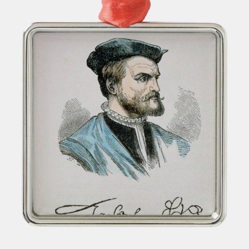 Jacques Cartier Metal Ornament