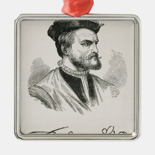 Jacques Cartier Metal Ornament