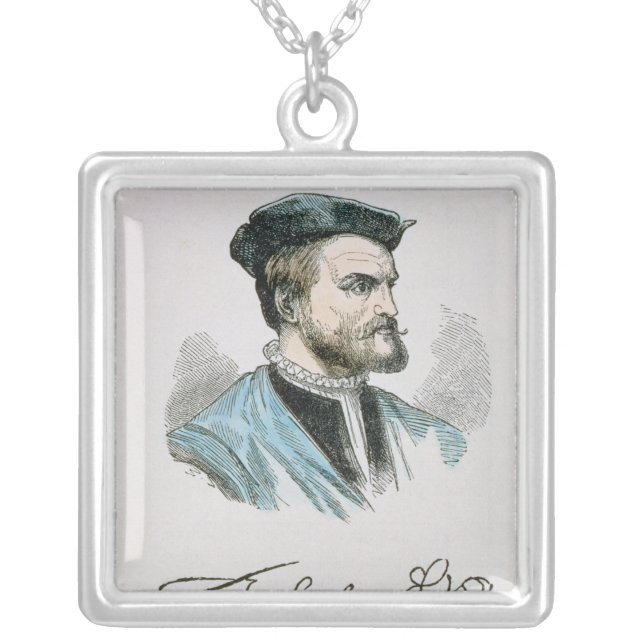 Jacques Cartier Silver Plated Necklace (Front)