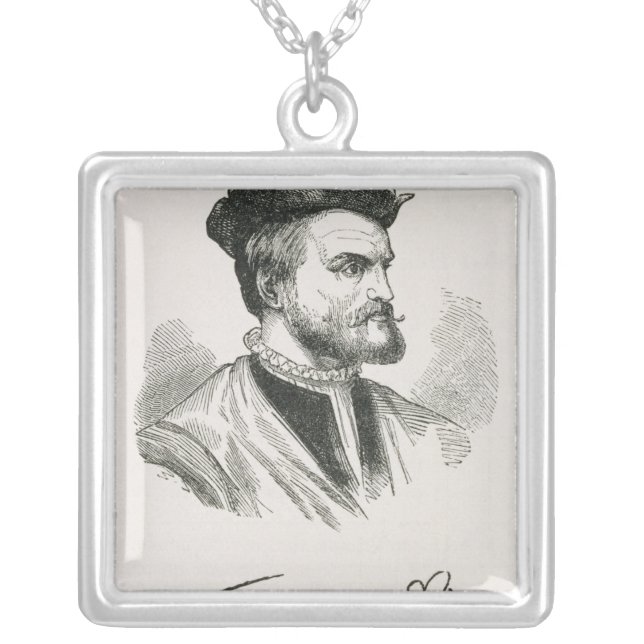 Jacques Cartier Silver Plated Necklace (Front)