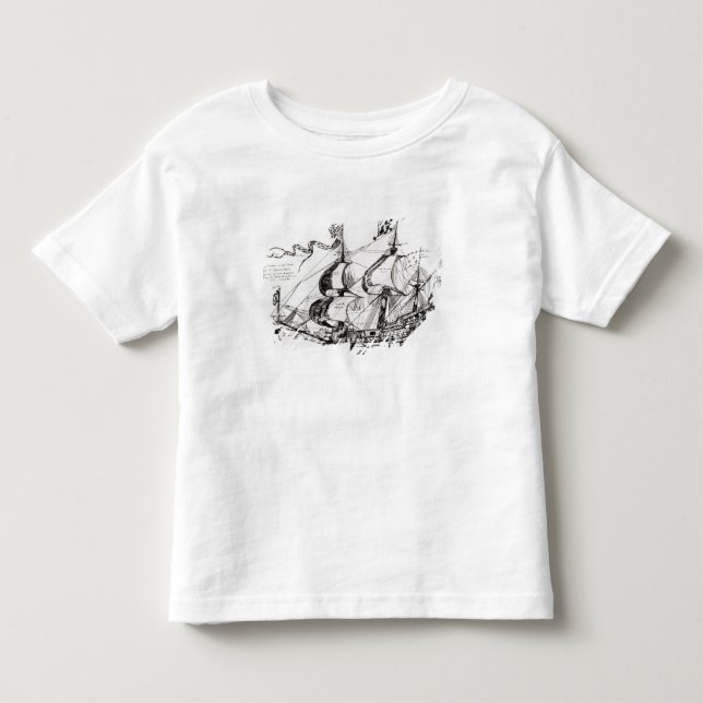 Jacques Cartier's ship, 'Rarete Indes Toddler T-shirt (Front)