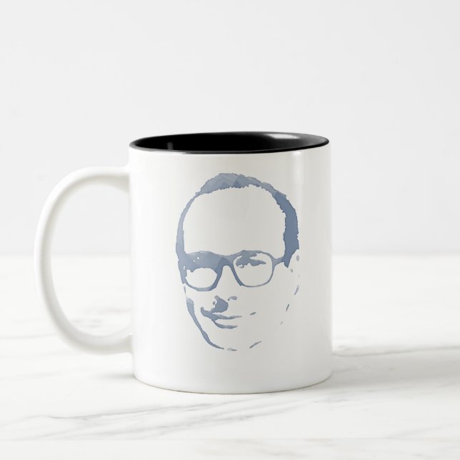 Jacques Chirac Two-Tone Coffee Mug (Left)