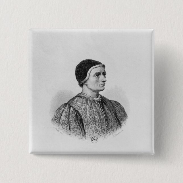 Jacques Coeur Button (Front)