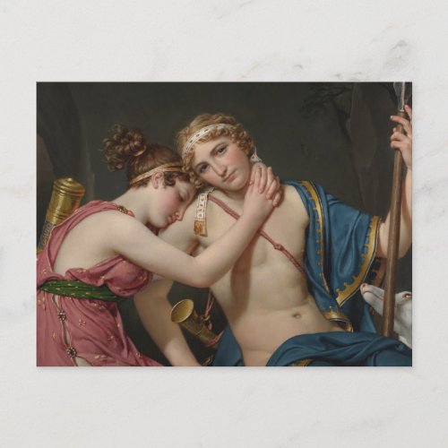 Jacques David Farewell Of Telemachus And Eucharis Postcard