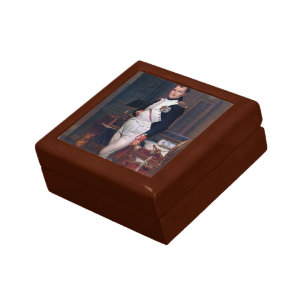 Jacques David- Napoleon Bonaparte in his Study Jewelry Box