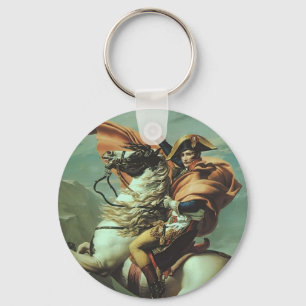 Jacques-David- Napoleon Crossing the Alps Keychain