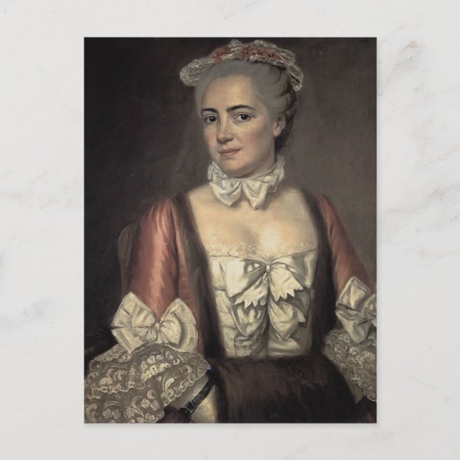 Jacques David- Portrait of Marie Francoise Buron Postcard (Front)