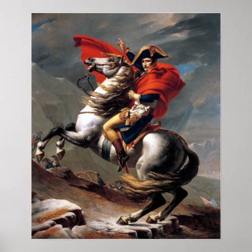 Jacques_Louis David Napoleon Poster