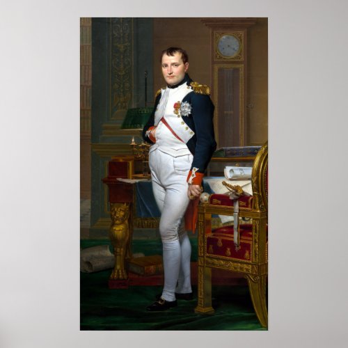 Jacques_Louis David The Emperor Napoleon Poster