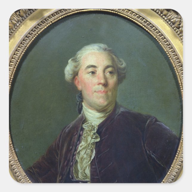 Jacques Necker  c.1781 Square Sticker (Front)