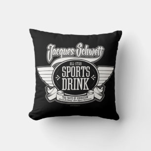 Jacques Schwett Sports Drink Throw Pillow