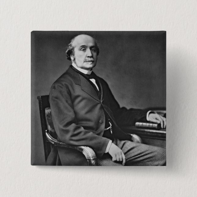 Jacques Victor Albert de Broglie (1821-1901), from Button (Front)