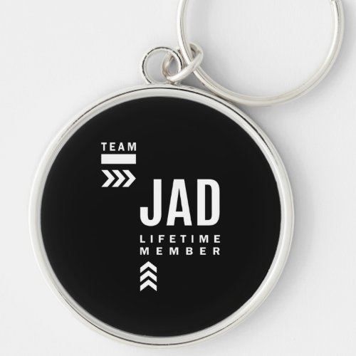 Jad Personalized Name Birthday Gift Keychain