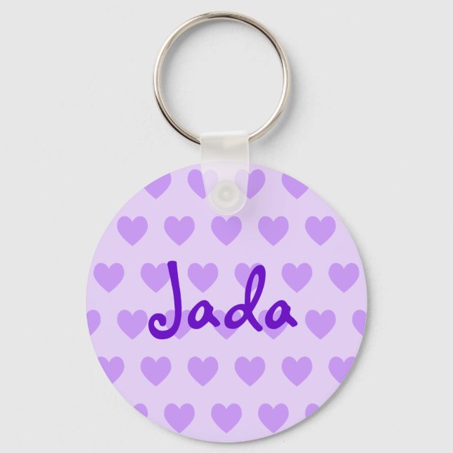 Jada in Purple Keychain (Front)