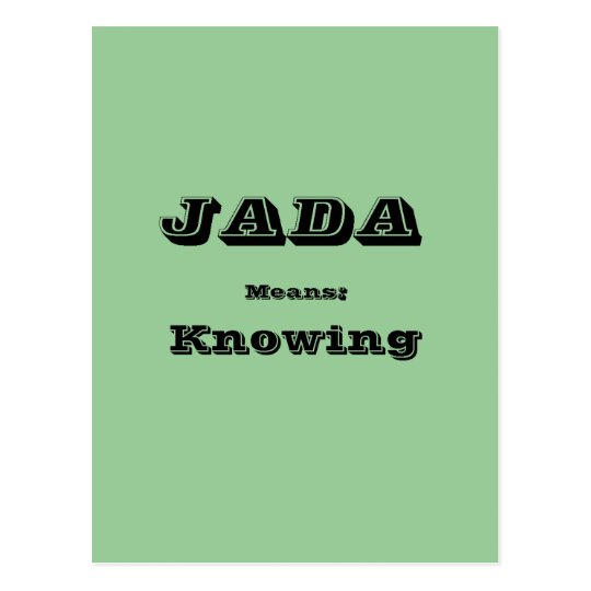 Jada Postcard