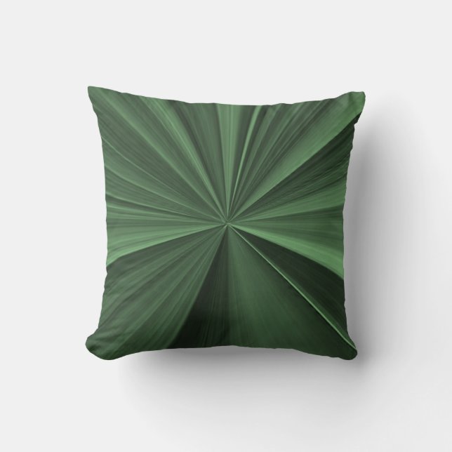 Jade and Sage Pinch Knot Pillow (Front)